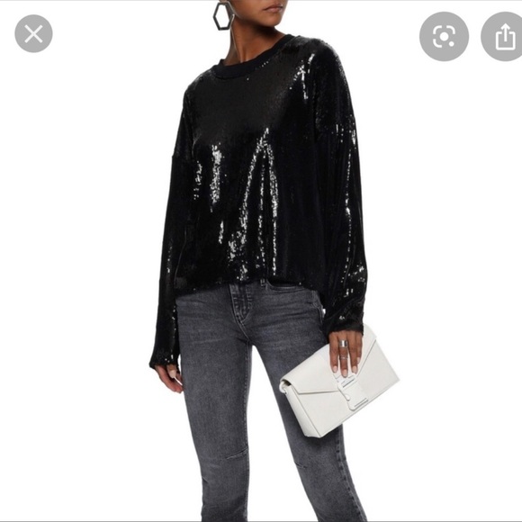 RTA allover sequin long sleeve - Picture 3 of 7